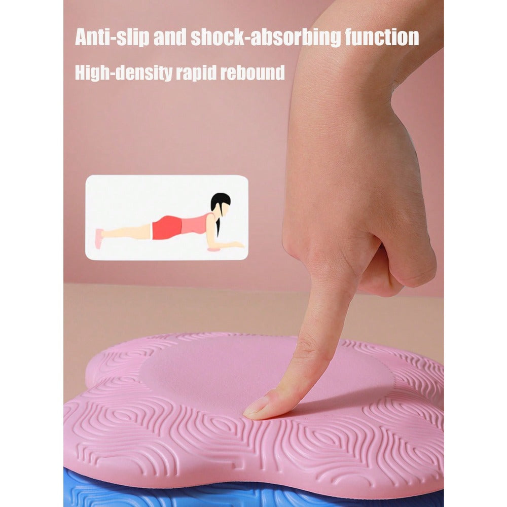 1pc/2pcs Thick Yoga Knee Pads, Yoga And Pilates Exercise Mat, For Knee/Elbow/Wrist Support, Strength Training And Plank