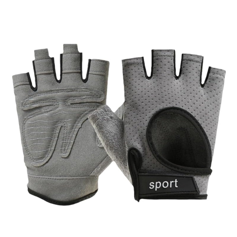 Workout-Fingerless-Gloves for Women Breathable-Mesh Cycling-Sports-Gloves with Non-Slip Plam