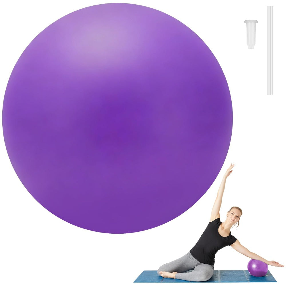 Small Pilates Ball 9 Inch Small Exercise Ball Mini Workout Yoga Balls for Gym Yoga, Core Training, Fitness, Workout, Stability, Improves Balance