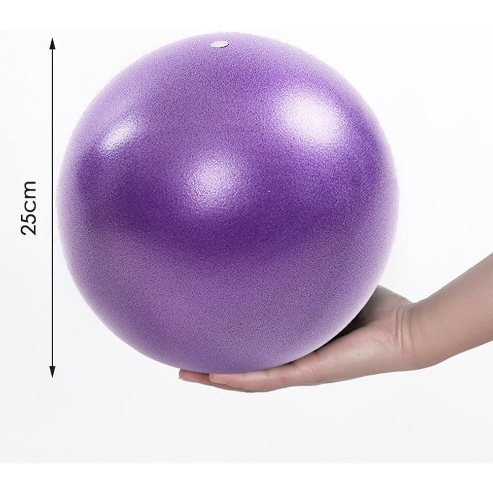 Small Pilates Ball 9 Inch Small Exercise Ball Mini Workout Yoga Balls for Gym Yoga, Core Training, Fitness, Workout, Stability, Improves Balance