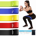 Resistance Loop Exercise Bands for Home Fitness, Yoga Pilates, Stretching, Strength Training, and Physical Therapy - Elastic Bands Set Workout Bands for Women&Men (5pcs Set)