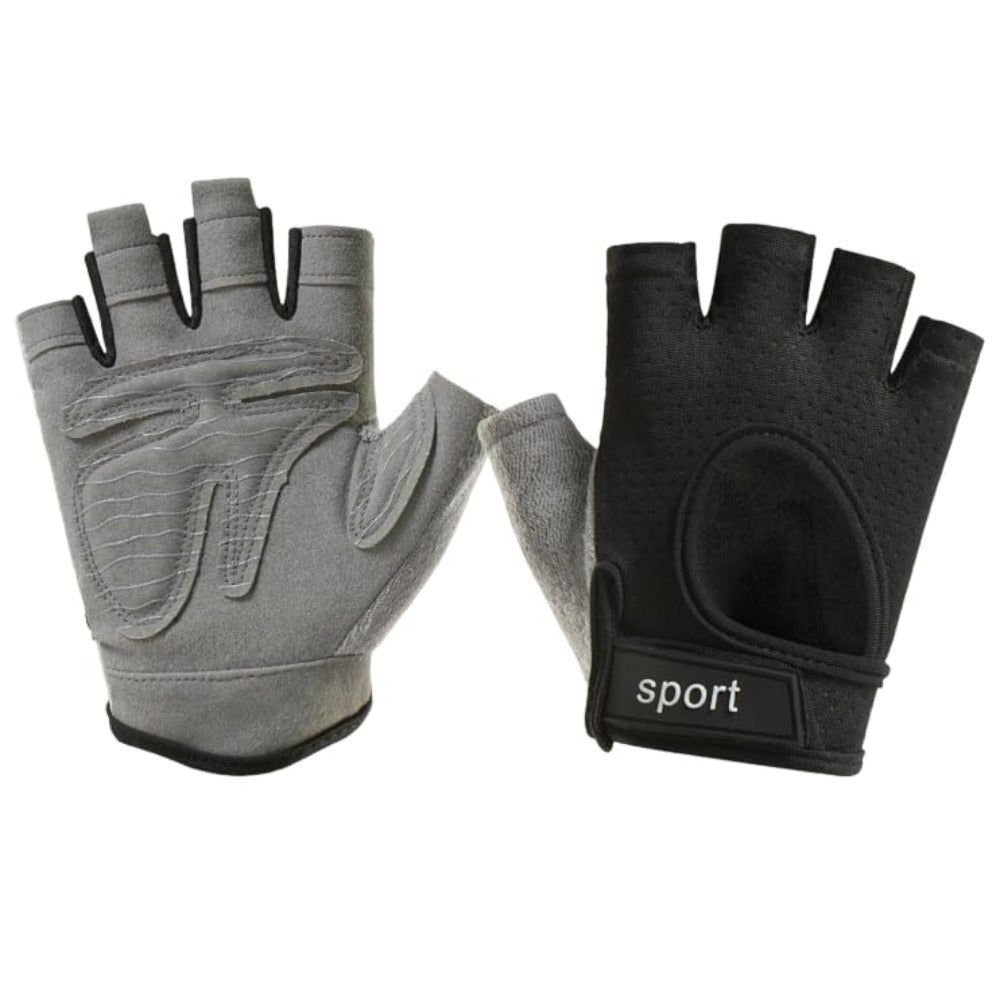 Workout-Fingerless-Gloves for Women Breathable-Mesh Cycling-Sports-Gloves with Non-Slip Plam