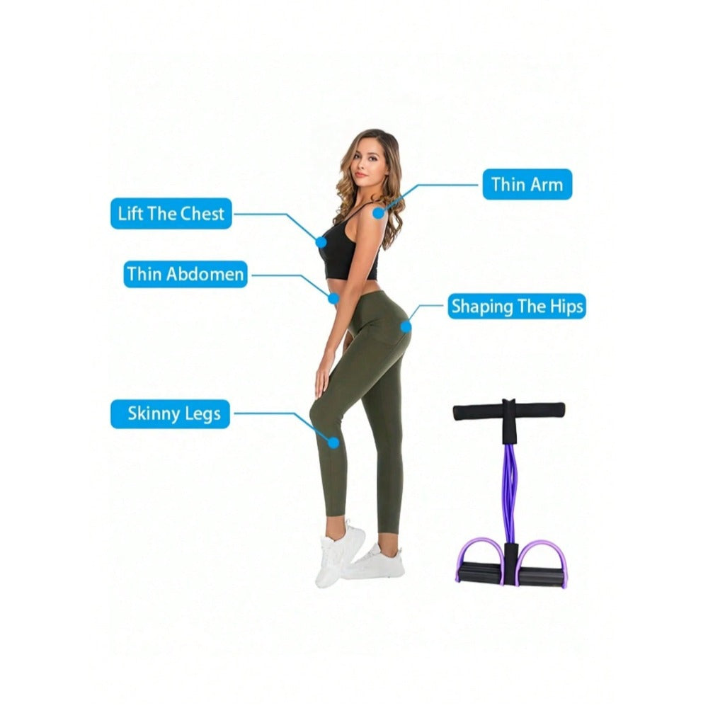 1 Pack EVA Resistance Band Set - 4 Stackable Light Resistance Training Rings, Suitable For Full Body Workout, Abdominal Training, Rowing And Other Fitness Exercises - Available In Blue, Purple, Pink And Other Color Options, Fitness Accessories, Elastic Fi