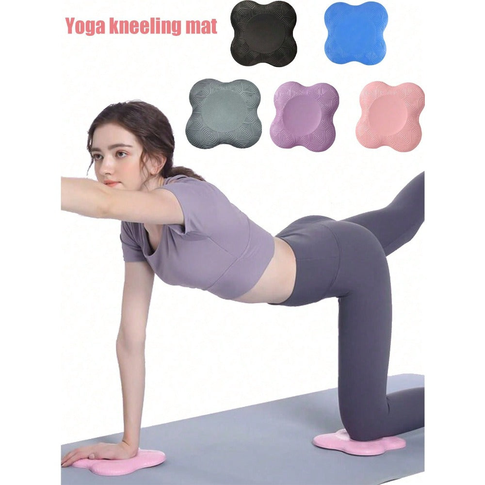 1pc/2pcs Thick Yoga Knee Pads, Yoga And Pilates Exercise Mat, For Knee/Elbow/Wrist Support, Strength Training And Plank